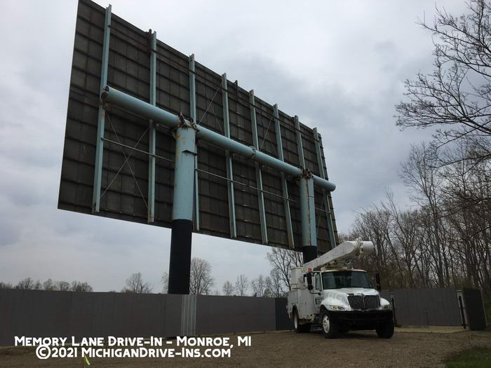 Memory Lane Drive-In Theater - April 24 2021 From Michigan Drive-Ins (newer photo)